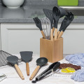 10 adet silikon mutfak aletleri spatula turner